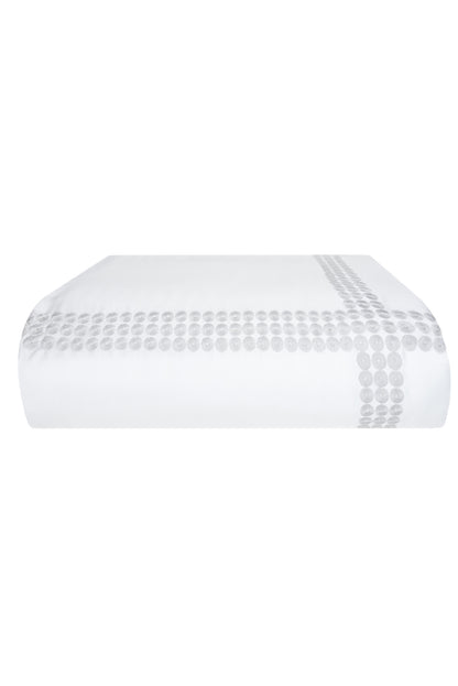 Angele ANGELE King duvet cover white/silver 1000752