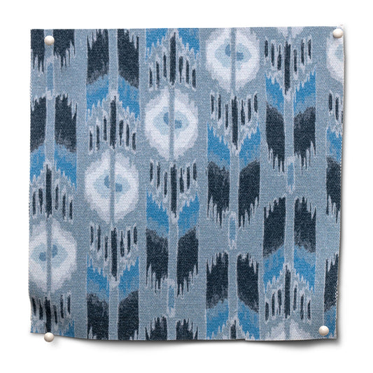 Anya Outdoor Fabric by Serena Dugan in Azure