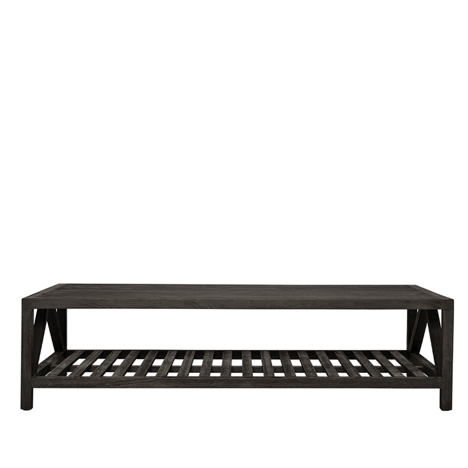 Arbor Grande Cocktail Table Rectangle 153 by JANUS et Cie in Espresso