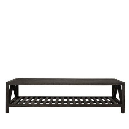 Arbor Grande Cocktail Table Rectangle 153 by JANUS et Cie in Espresso