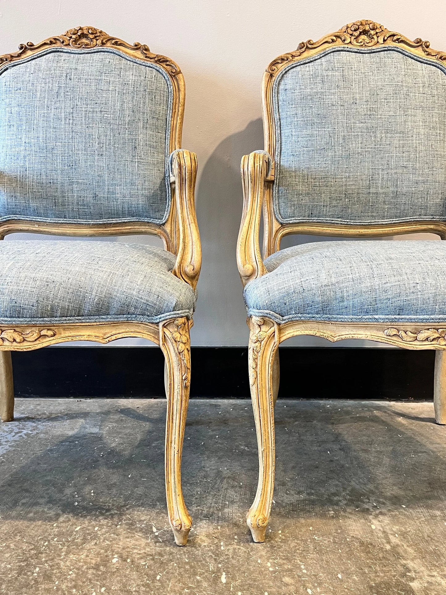 Solid Vintage French Chair