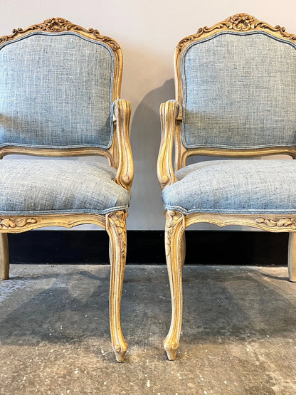 Solid Vintage French Chair