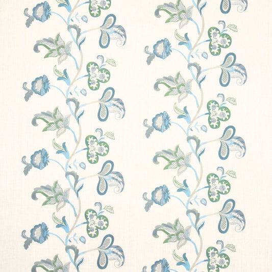 Cawdor Fabric by G P & J Baker in Teal