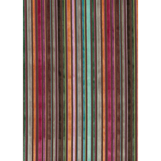 Cardinal Stripe Fabric by G P & J Baker in Jewel