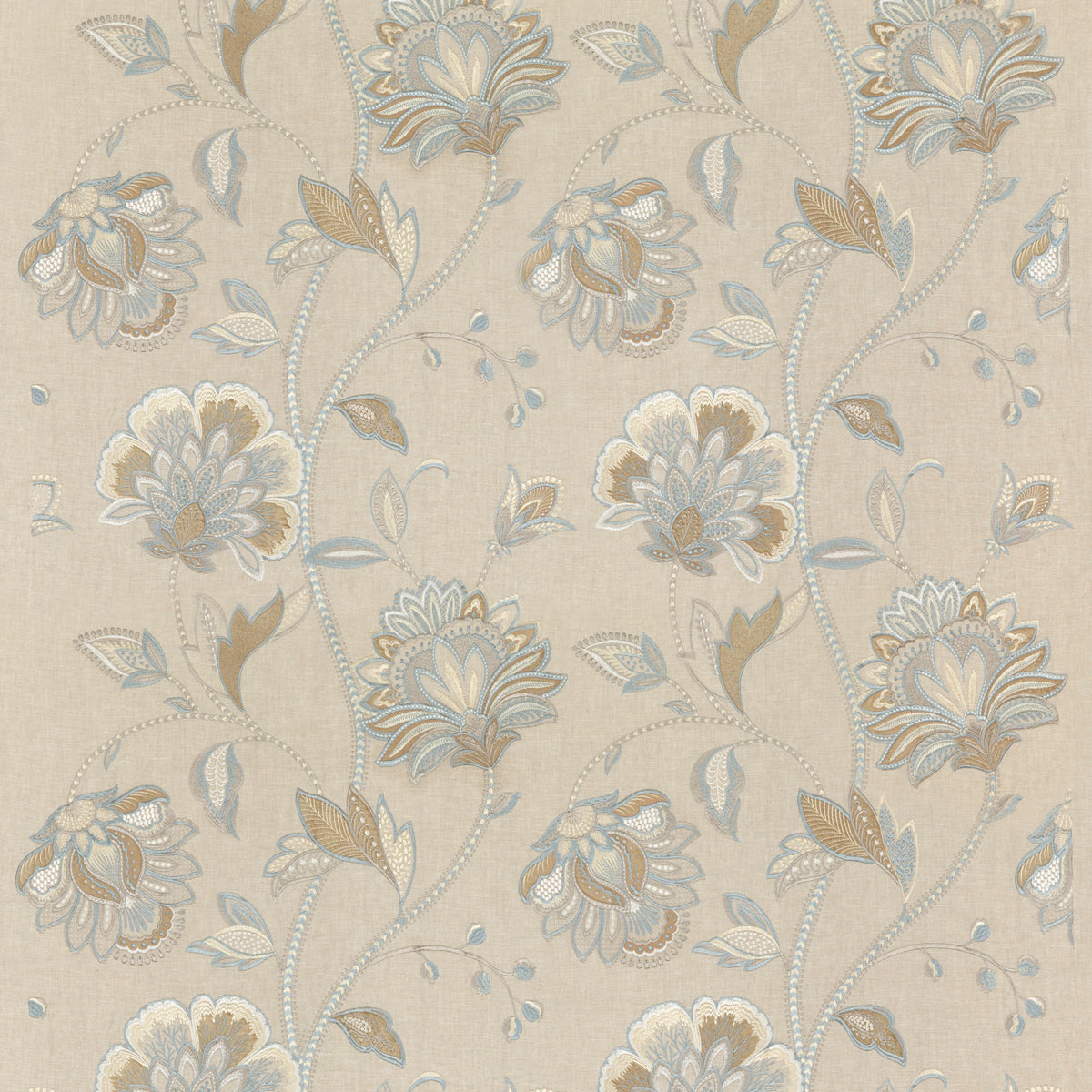 Ormesby Fabric by G P & J Baker in Soft Blue