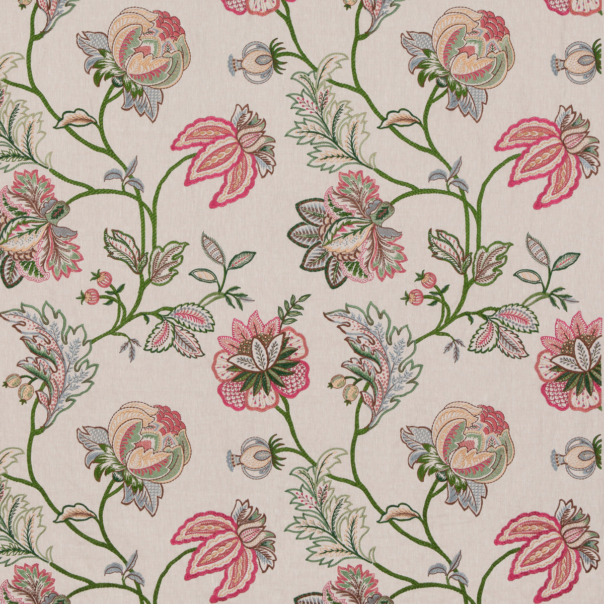 Agra Fabric by G P & J Baker in Fuchsia