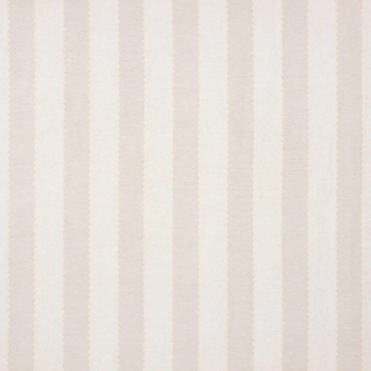 Ashmore Stripe Fabric by G P & J Baker in Linen