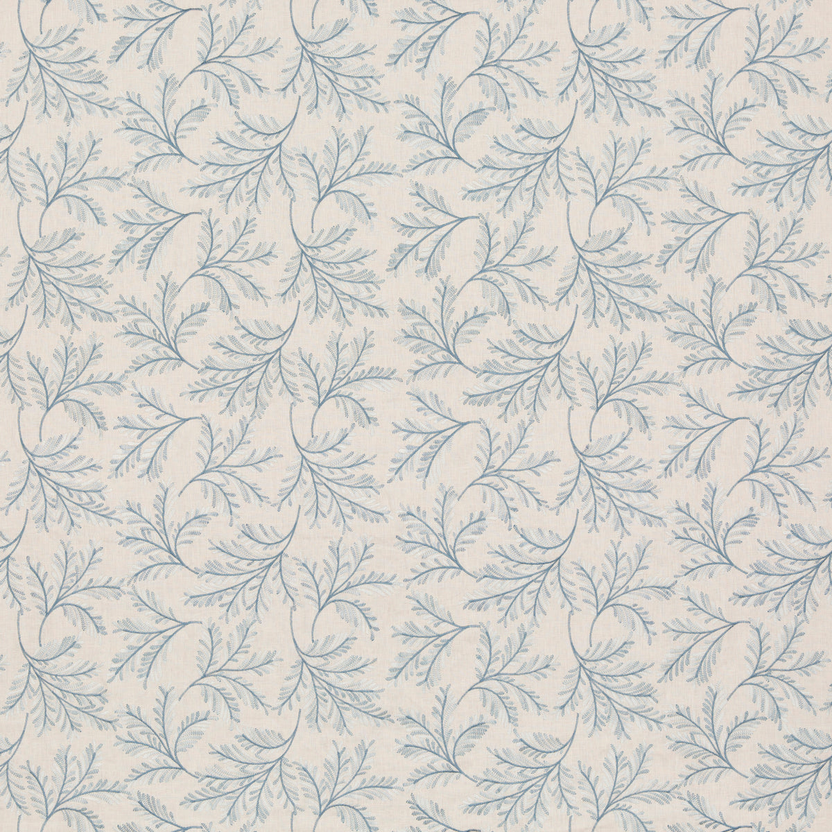 Chelsea Fern Fabric by G P & J Baker in Blue