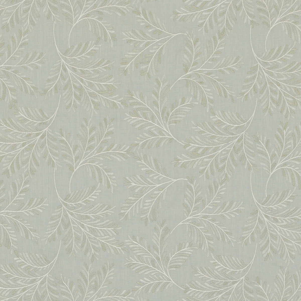 Chelsea Fern Fabric by G P & J Baker in Aqua