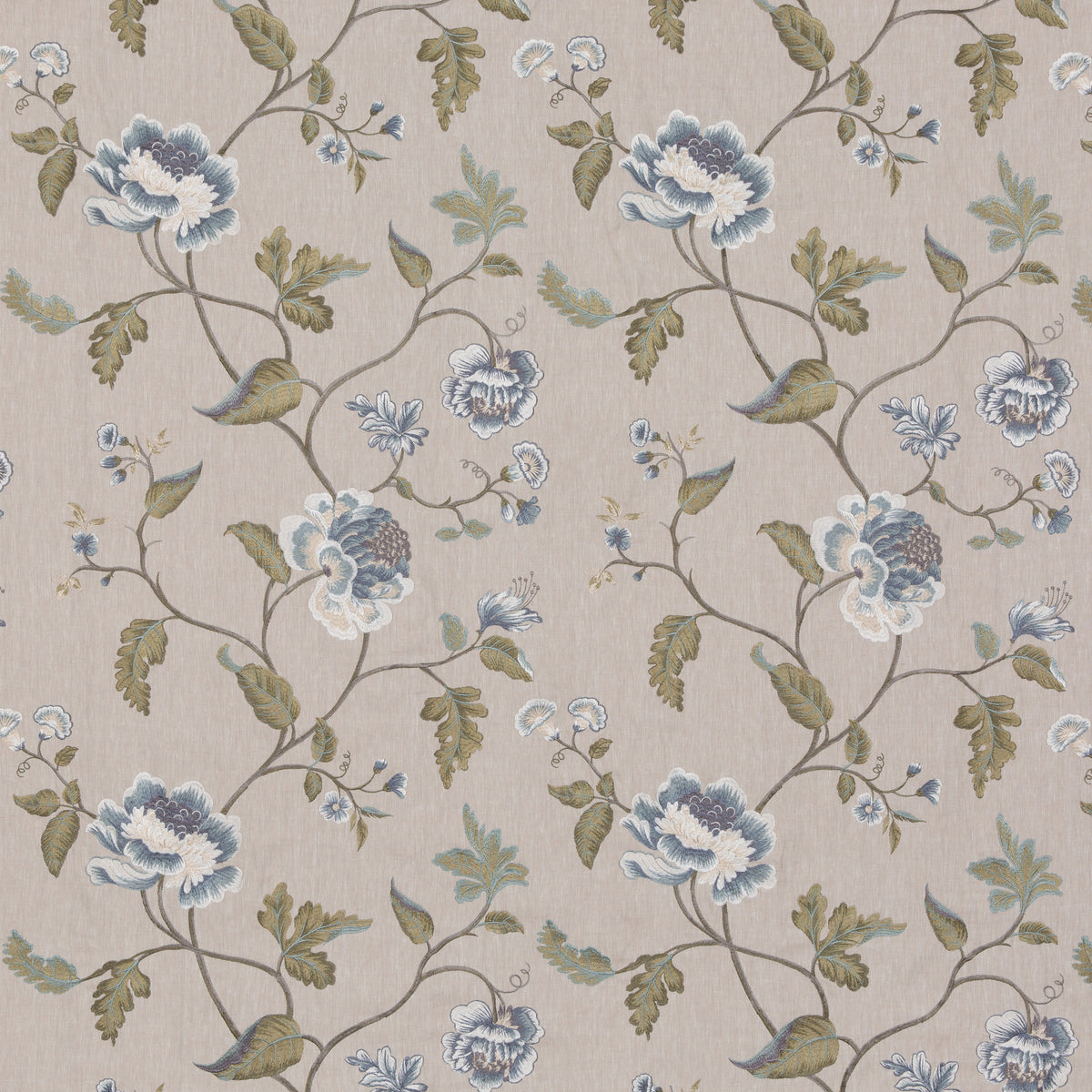 Lavenham Fabric by G P & J Baker in Blue
