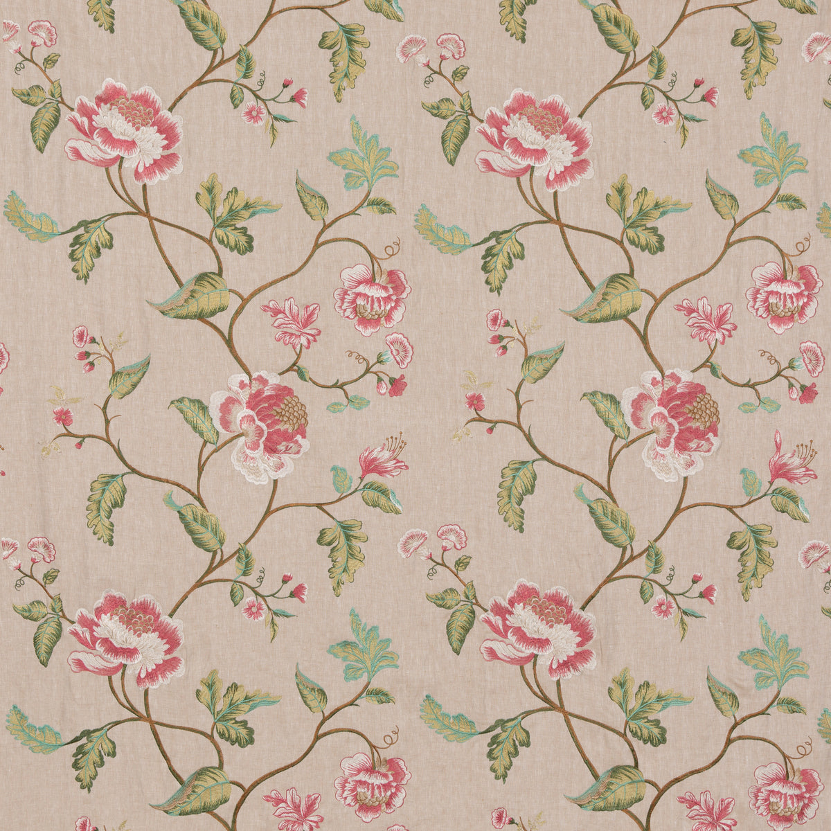 Lavenham Fabric by G P & J Baker in Rose