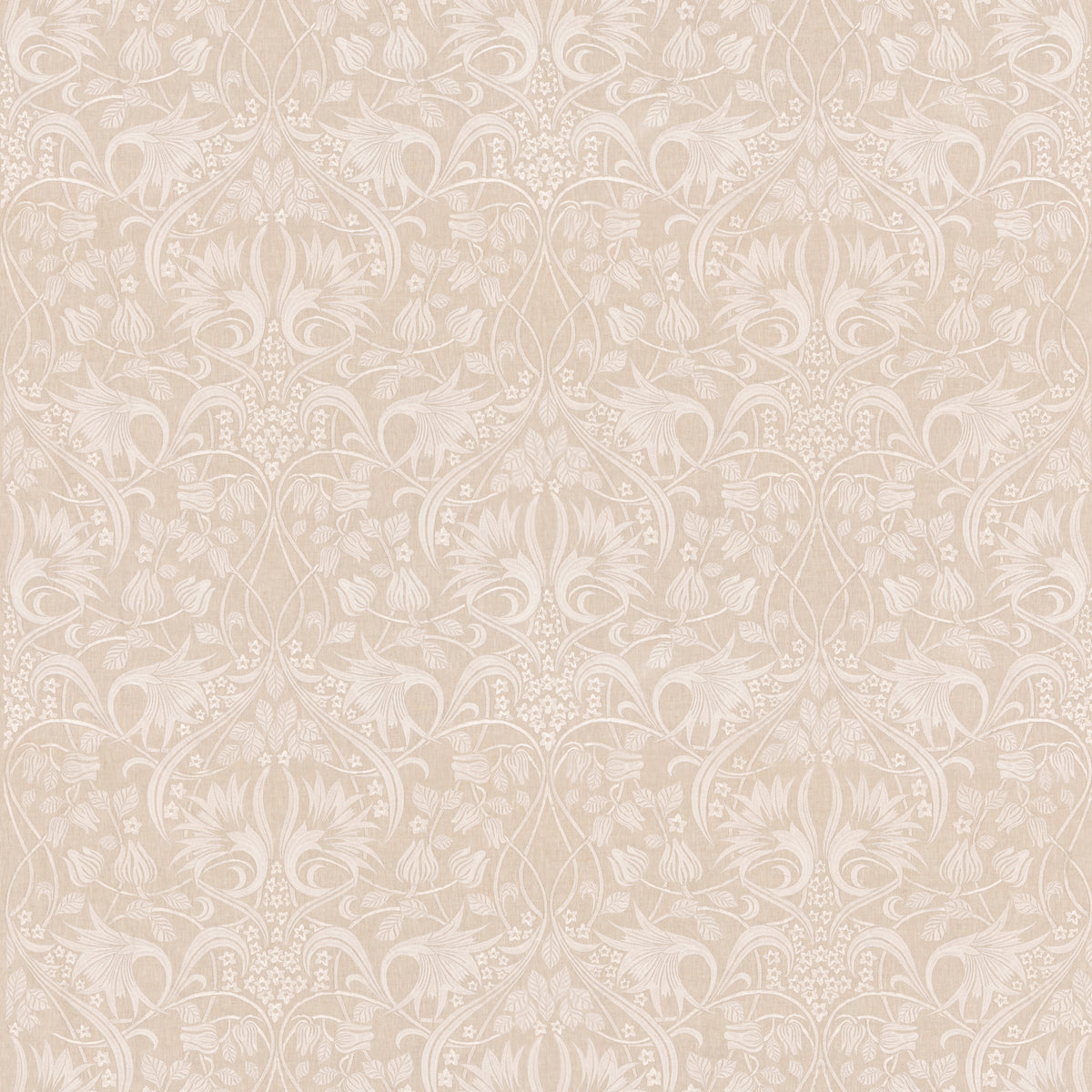 Fritillerie Embroidery Fabric by G P & J Baker, additional view