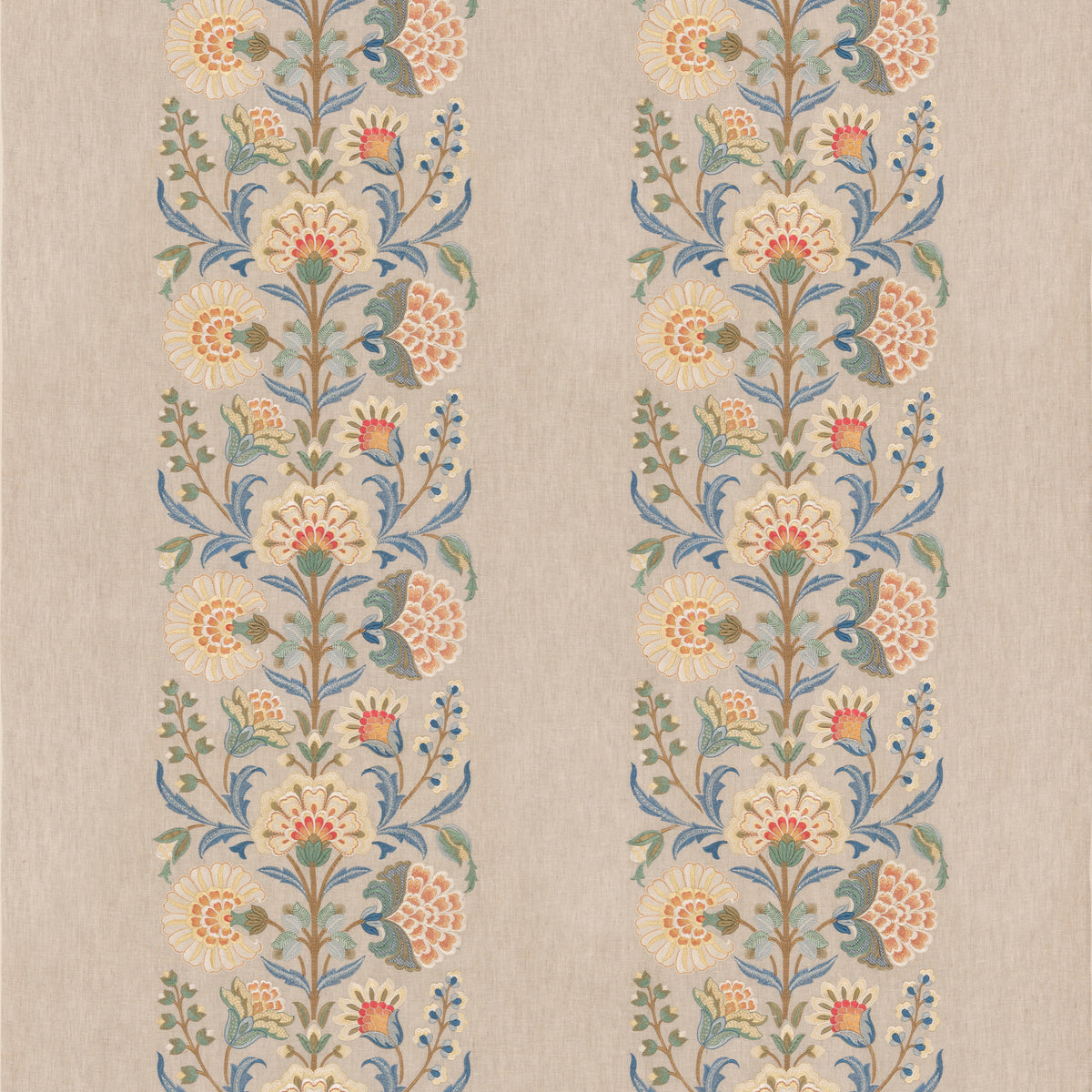 Annesley Fabric by G P & J Baker in Blue