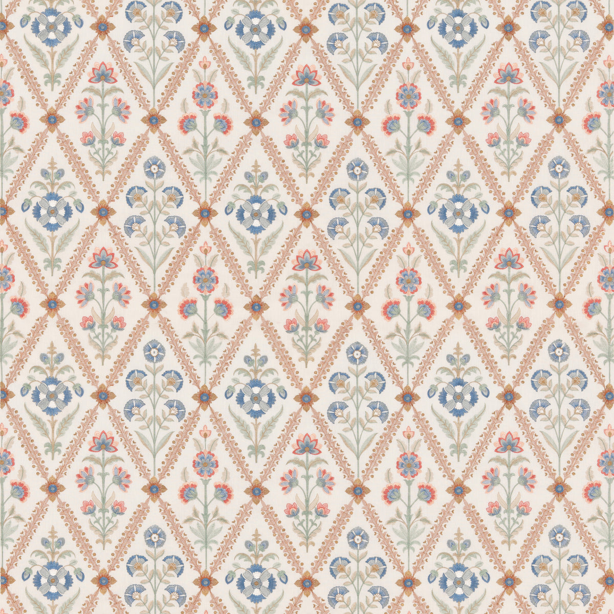 Perrycroft Fabric by G P & J Baker in Coral