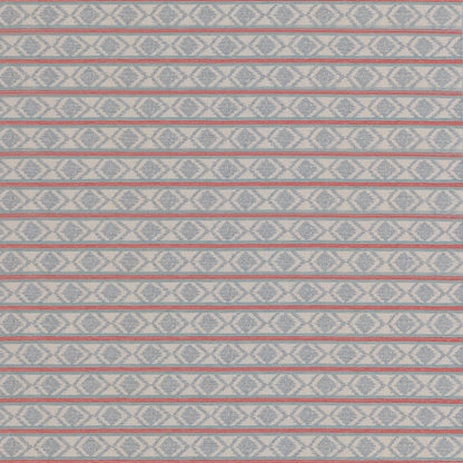 Burford Stripe Fabric by G P & J Baker in Red/Blue