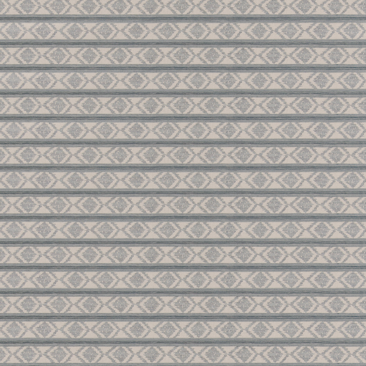 Burford Stripe Fabric by G P & J Baker in Blue