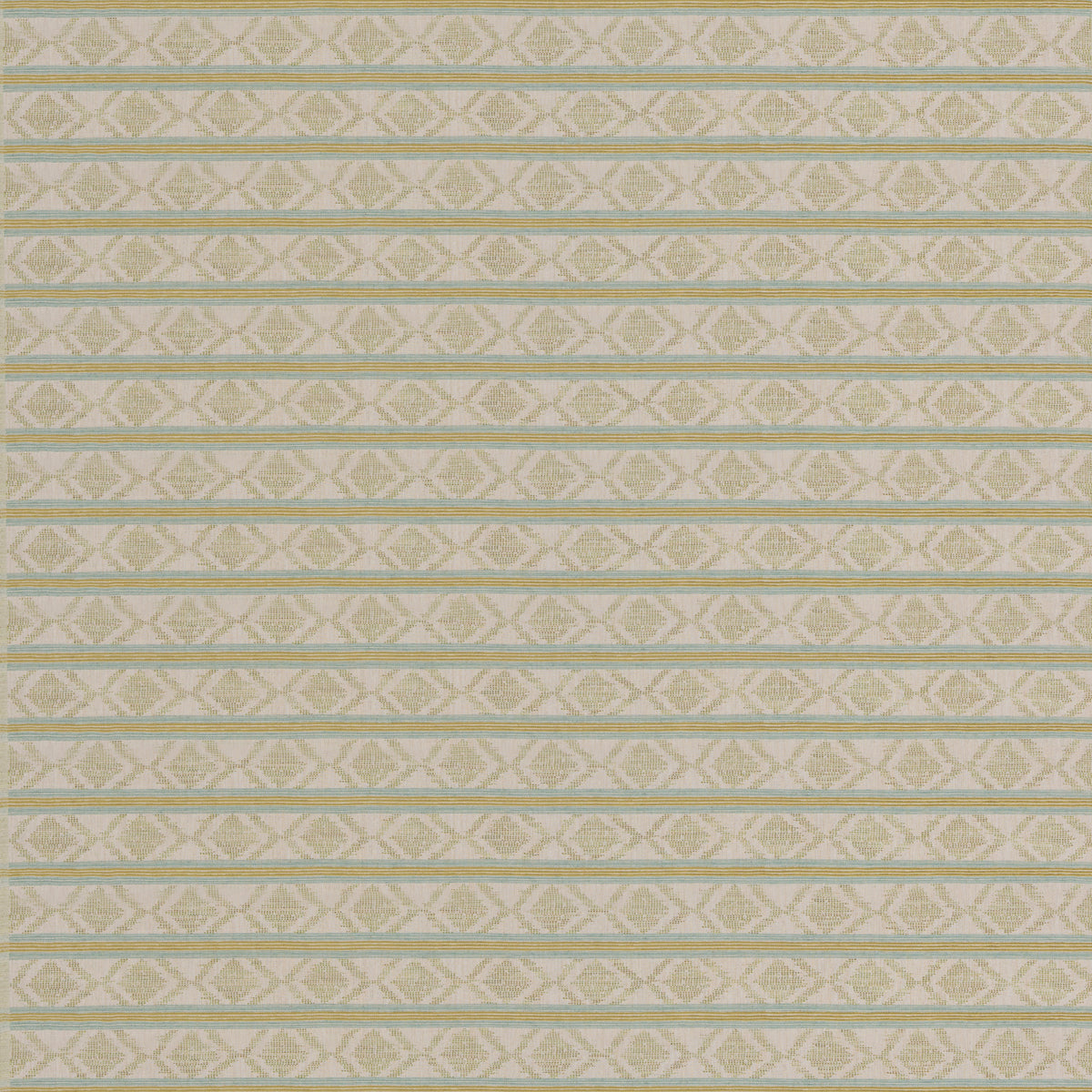 Burford Stripe Fabric by G P & J Baker in Aqua/Green