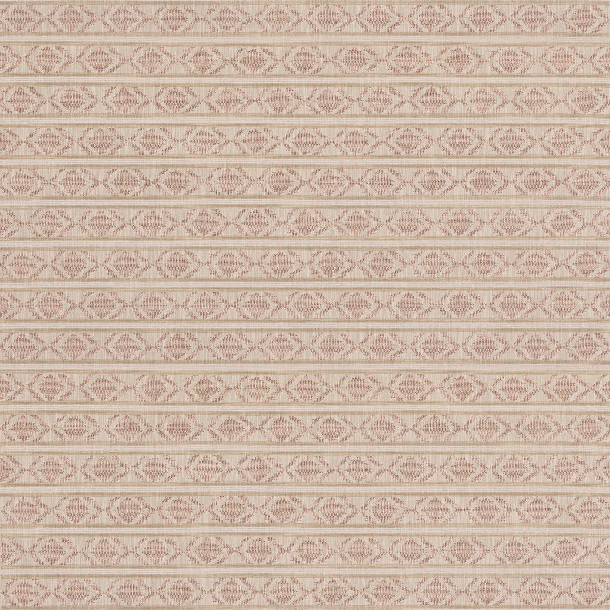 Burford Stripe Fabric by G P & J Baker in Coral
