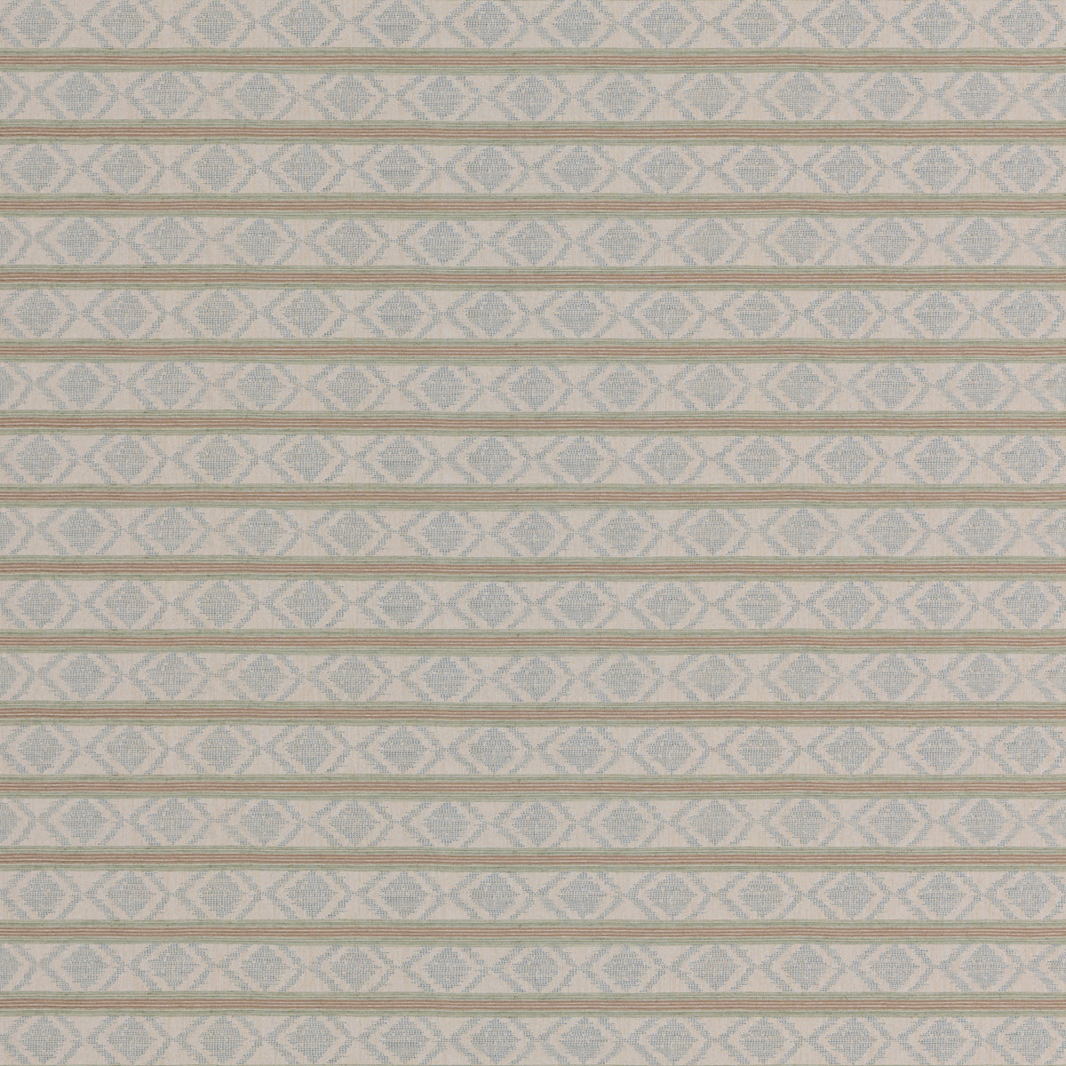 Burford Stripe Fabric by G P & J Baker in Aqua