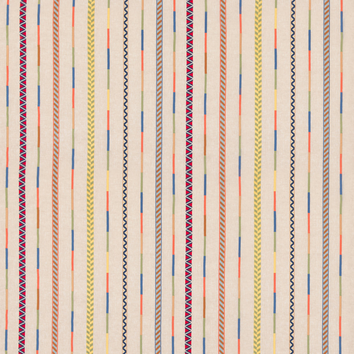 Backdrop Fabric by G P & J Baker in Coral/Sage