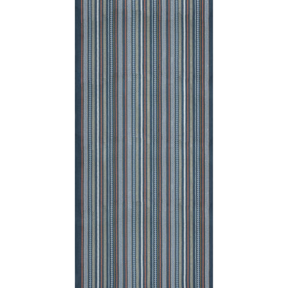 Tudor Stripe Fabric by G P & J Baker in Indigo