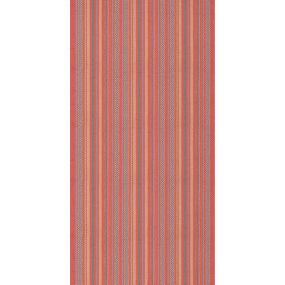 Tudor Stripe Fabric by G P & J Baker in Red