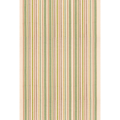 Tudor Stripe Fabric by G P & J Baker in Red/Green