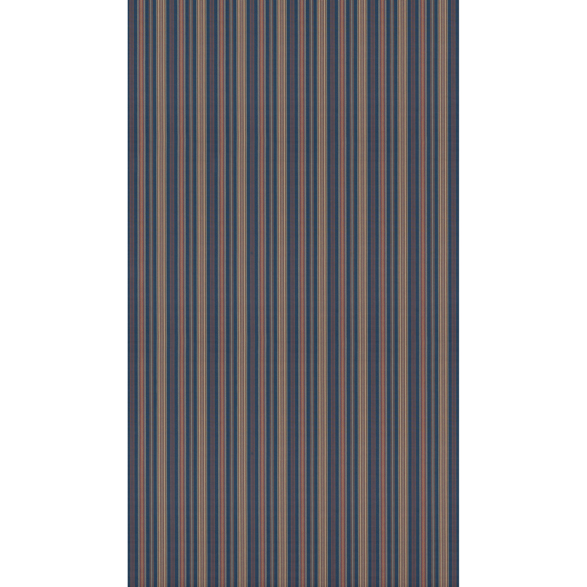 Penny Stripe Fabric by G P & J Baker in Indigo