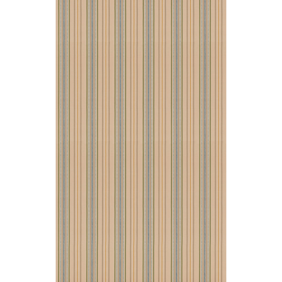 Rufus Stripe Fabric by G P & J Baker in Parchment