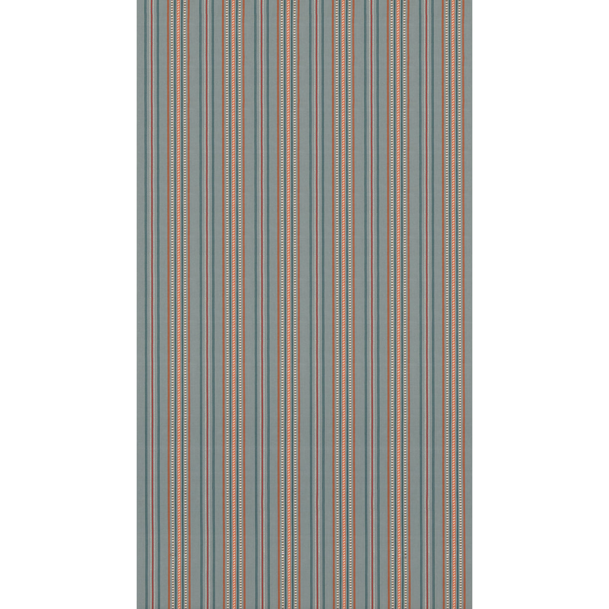 Rufus Stripe Fabric by G P & J Baker in Teal