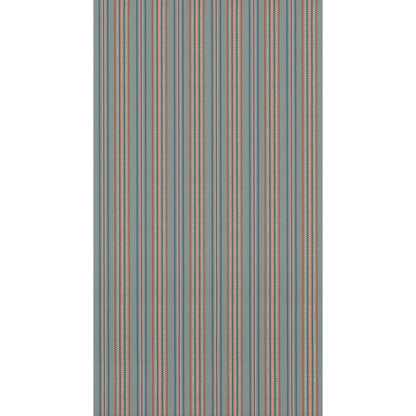 Rufus Stripe Fabric by G P & J Baker in Teal