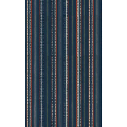 Rufus Stripe Fabric by G P & J Baker in Indigo