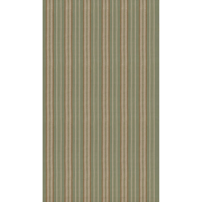 Rufus Stripe Fabric by G P & J Baker in Leaf