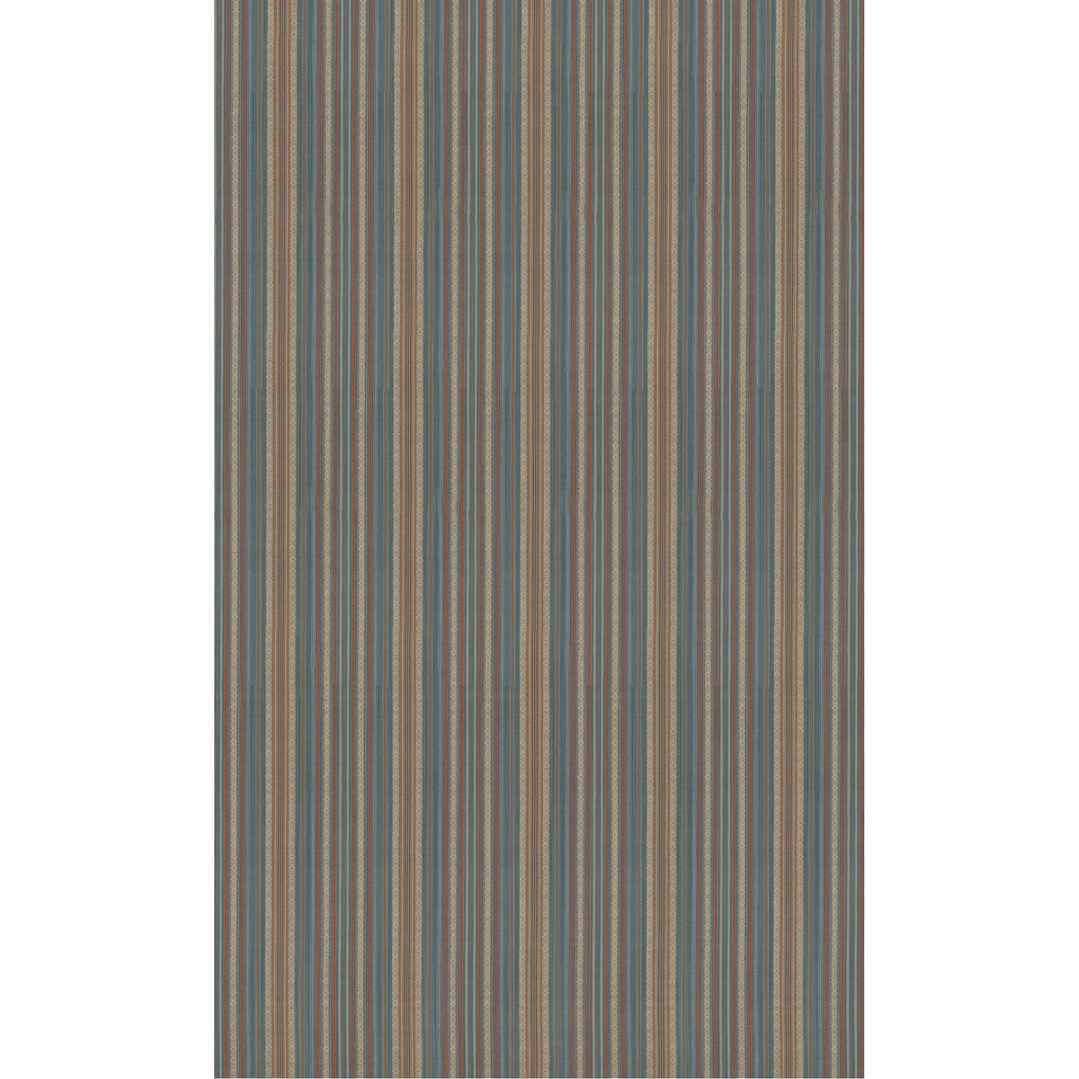 Symington Stripe Fabric by G P & J Baker in Teal