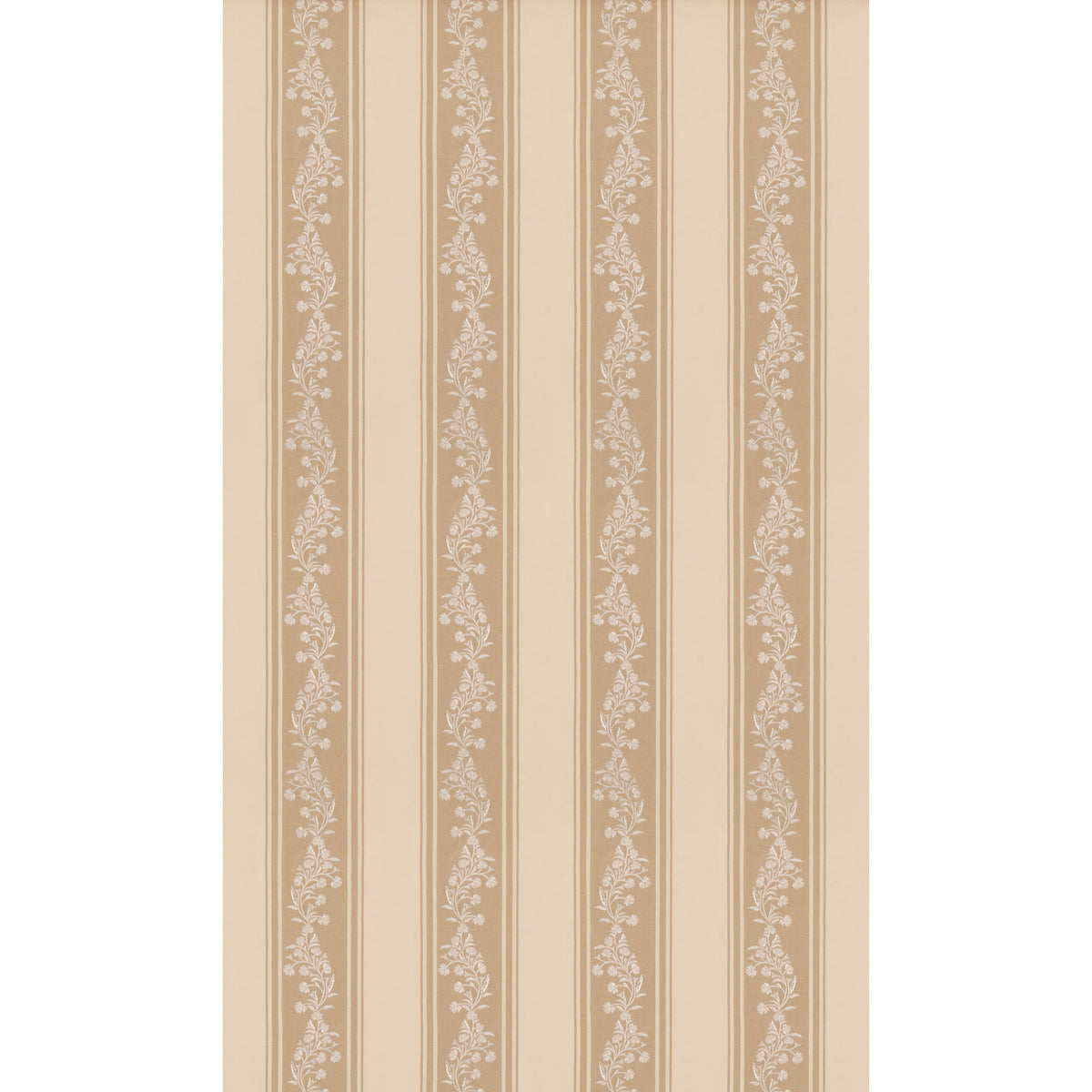 Aldbury Stripe Fabric by G P & J Baker in Parchment