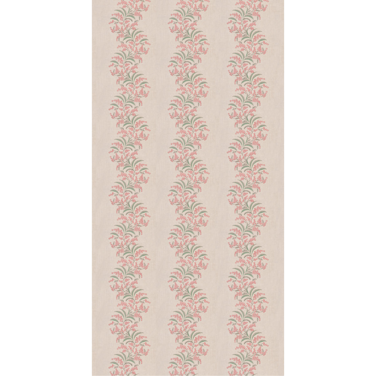 Sea Aster Fabric by G P & J Baker in Soft Red