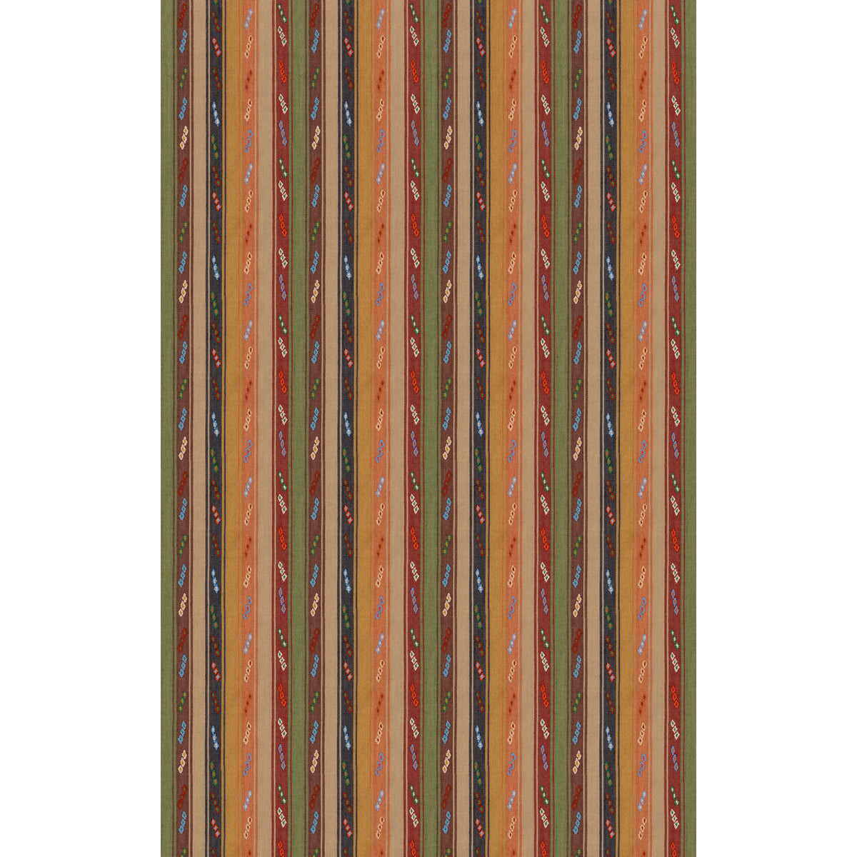 Tip Toe Fabric by G P & J Baker in Earth/Indigo