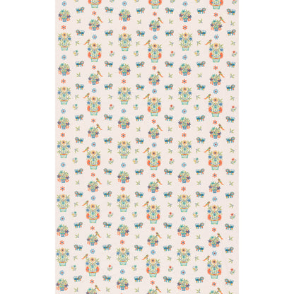 Roar Stitch Fabric by G P & J Baker in Jewel