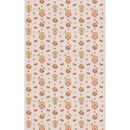 Roar Stitch Fabric by G P & J Baker in Green