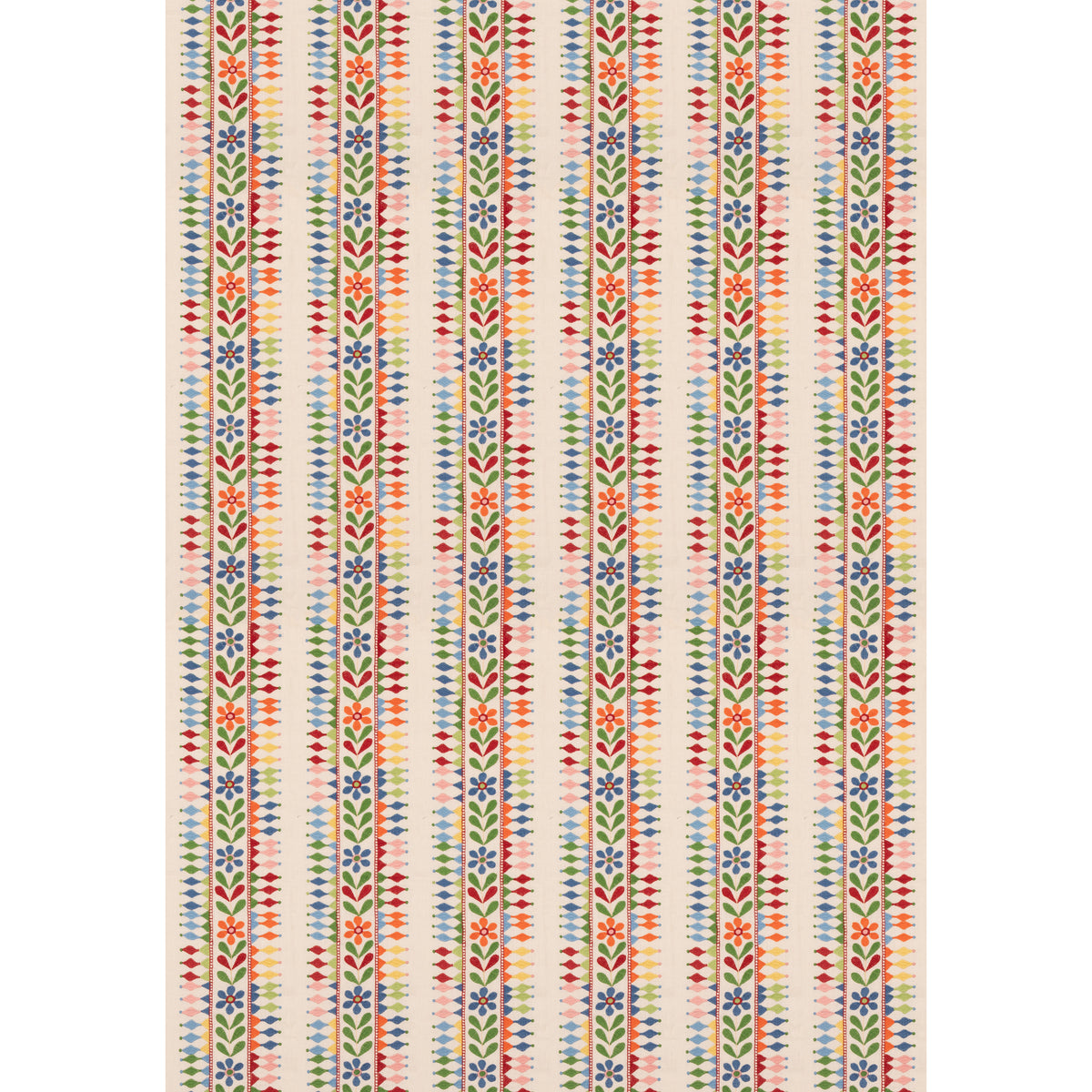 Flower Pot Fabric by G P & J Baker in Jewel