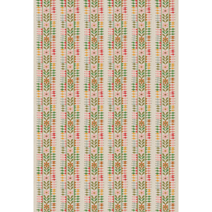 Flower Pot Fabric by G P & J Baker in Green