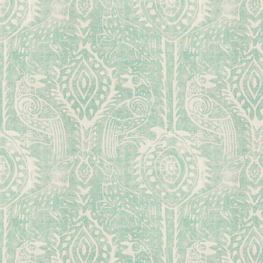 Beasties Fabric by Lee Jofa in Aqua