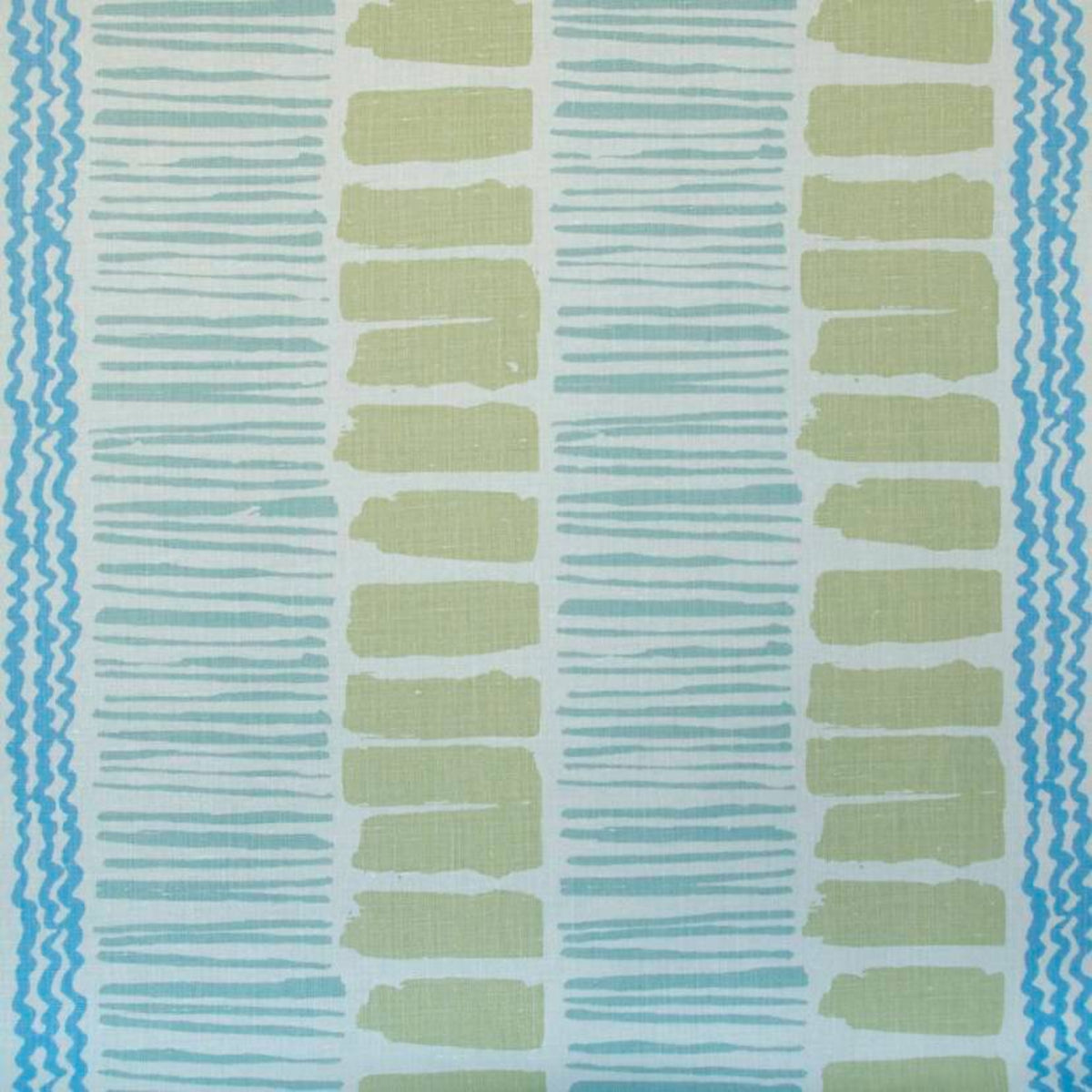 Saltaire - Light Green/Aqua/Cornflower