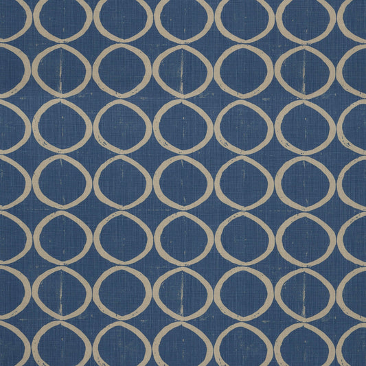 Circles Fabric by Lee Jofa in Azure