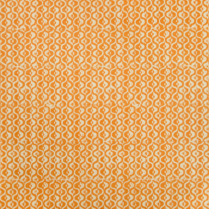 Small Medallion - Tangerine
