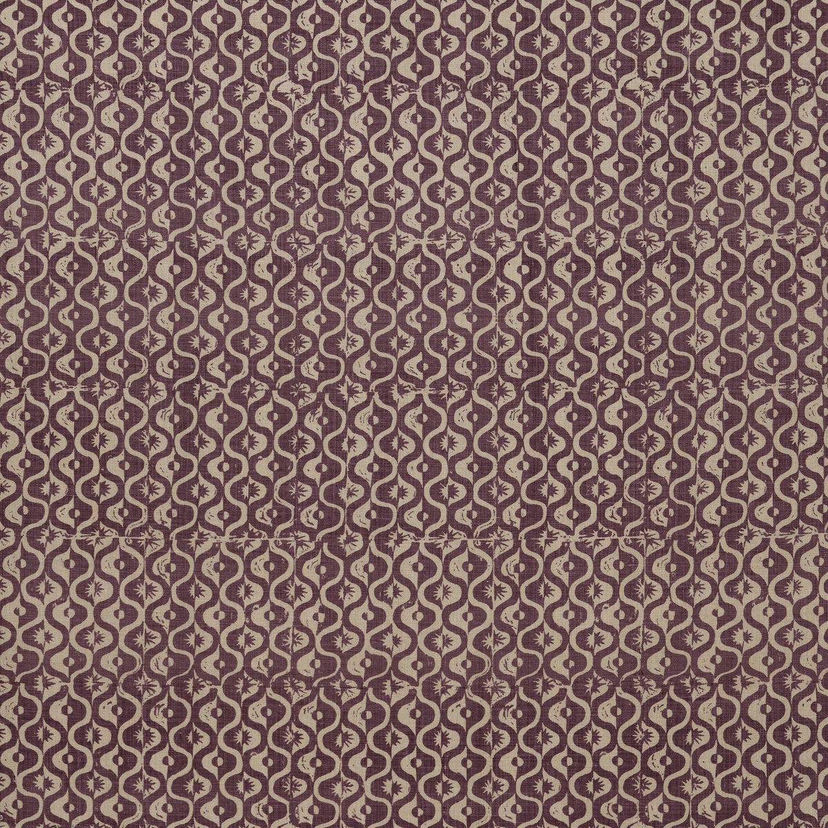 Small Medallion - Aubergine