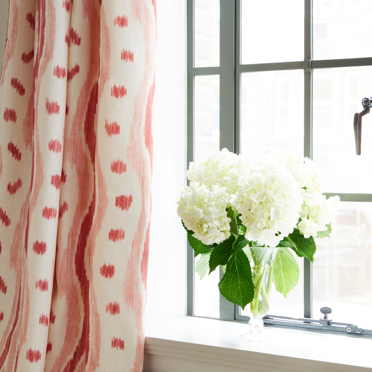 Ikat Stripe - Coral