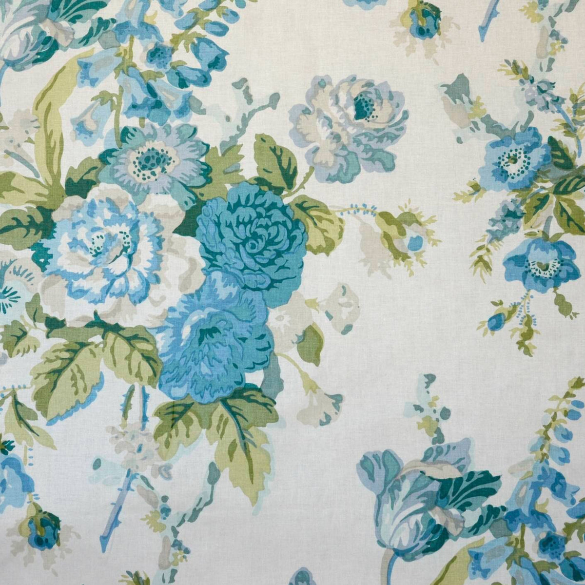 Grenville Glazed Chintz - Blue/Green