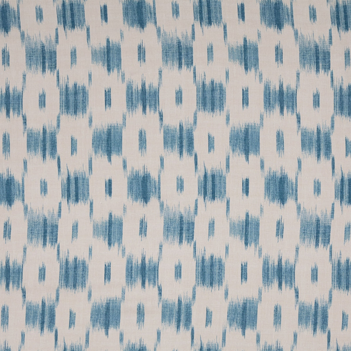 Ikat Check - Aqua