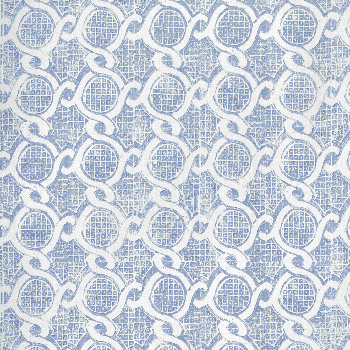 Chain Fabric by Blithfield in Blue